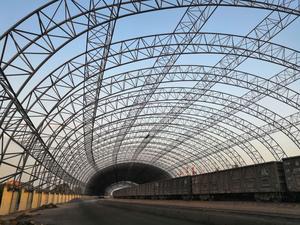 临汾侯马建帮物流火车站台（钢材拉弯）
